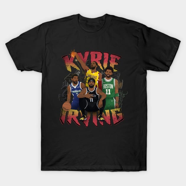 Kyrie Irving Graphic T Shirt T-Shirt by fmmgraphicdesign